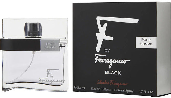 Salvatore Ferragamo F by Ferragamo Black 50ml Eau de Toilette - Salvatore Ferragamo