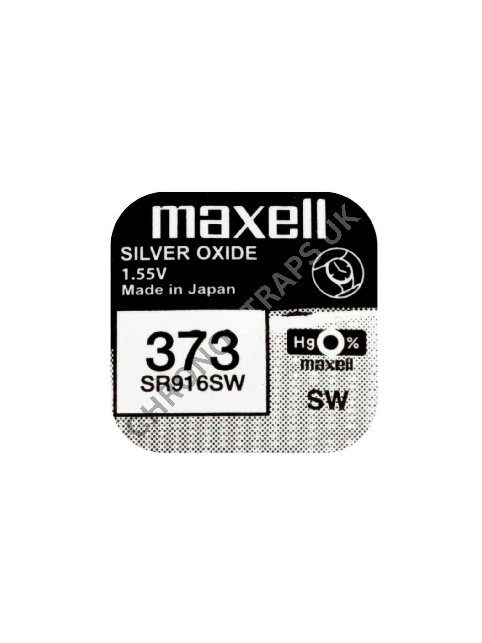 Maxell 373 / SR916SW Silver Oxide Watch Battery | Chrono Straps UK