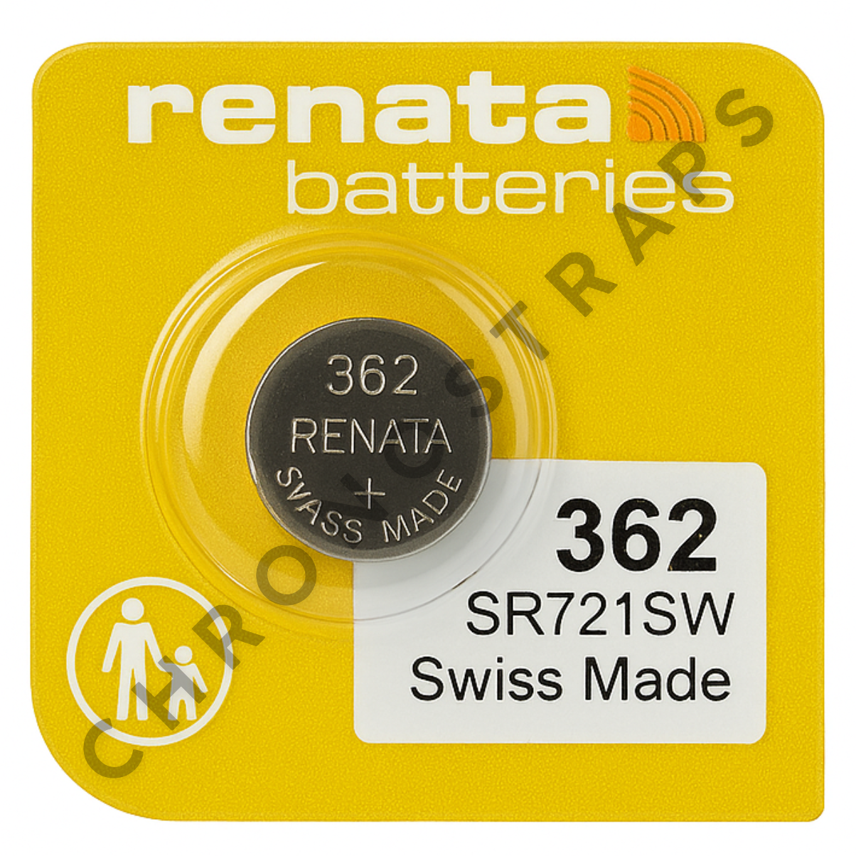 Renata Premium 362 / SR721SW Swiss Made Silver Oxide Watch Battery