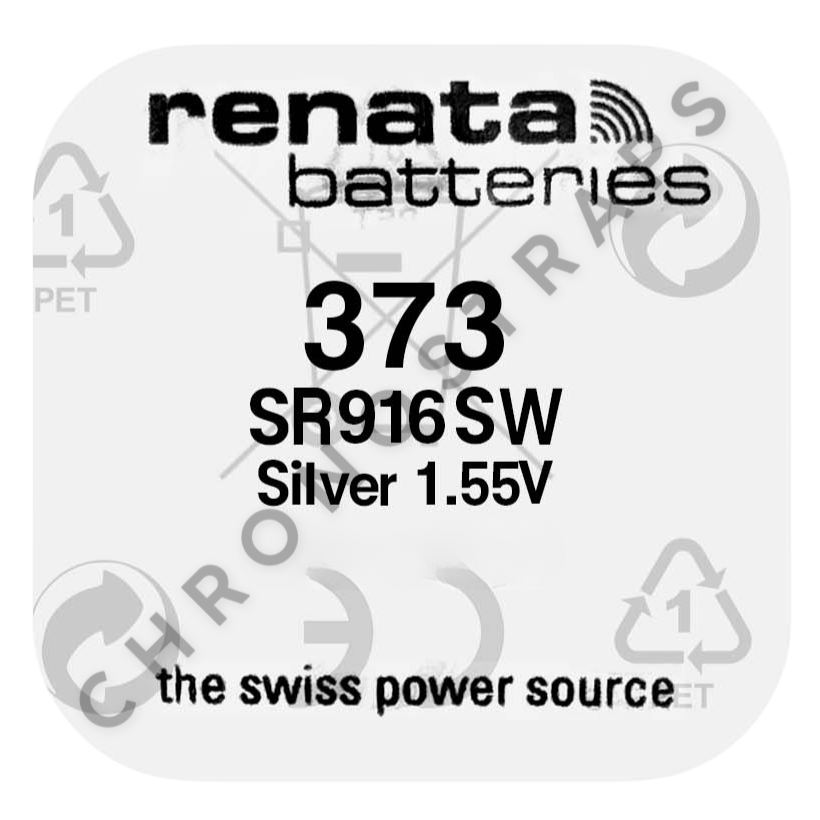 Renata 373 / SR916SW Swiss Made Silver Oxide Watch Battery