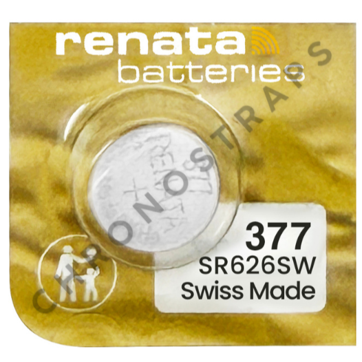 Renata Premium 377 / SR626SW Swiss Made Silver Oxide Watch Battery