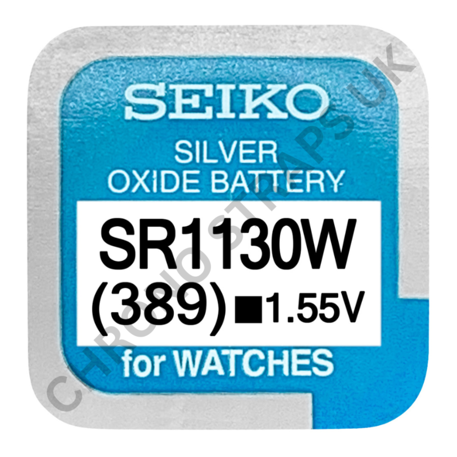 Seiko 389 / SR1130W Silver Oxide Watch Battery | Chrono Straps UK
