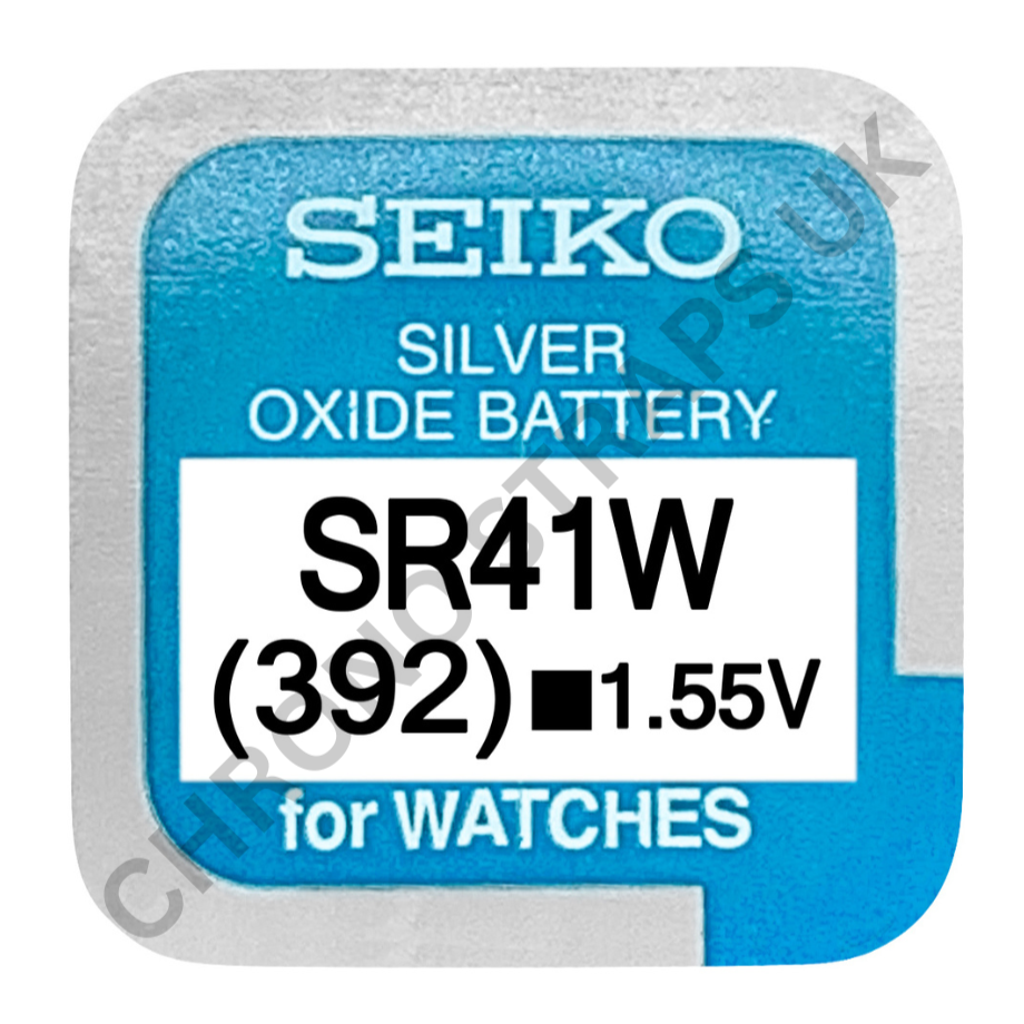 Seiko 392 / SR41W Silver Oxide Watch Battery | Chrono Straps UK
