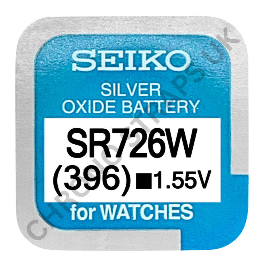 Seiko 396 / SR726W Silver Oxide Watch Battery | Chrono Straps UK