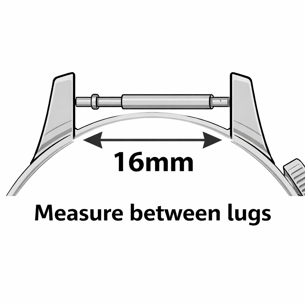 X-Treme 16mm Tough Secure Nylon Watch Strap – Hook & Loop Ring End