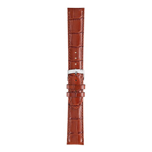 22mm Morellato Brown Leather Watch Strap | Chrono Straps UK