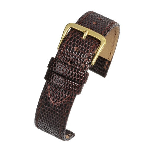 14mm Brown Leather Budget Watch Strap | Chrono Straps UK