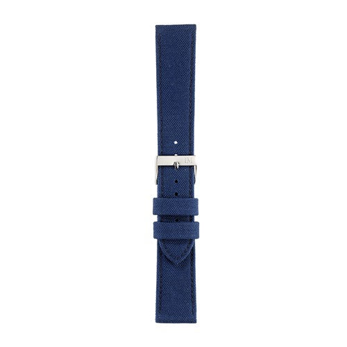 22mm Morellato Blue Nylon\Woven Watch Strap | Chrono Straps UK