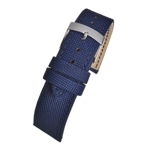 16mm Blue Vegan Friendly Vegan / Eco Watch Strap | Chrono Straps UK