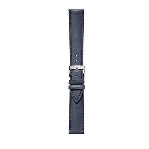 20mm Morellato Blue Leather Watch Strap | Chrono Straps UK