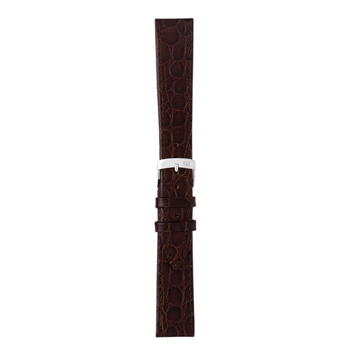 12mm Morellato Brown Leather Watch Strap | Chrono Straps UK