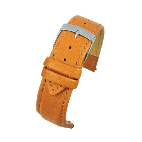 16mm Brown Vegan Friendly Quick Release Watch Strap | Chrono Straps UK