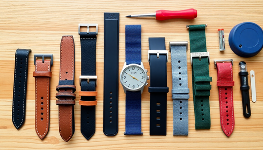 Replacement Watch Straps for Desk, Gym and Sea - Choose Leather, Nylon Hook-and-Loop or Swatch-Compatible Bands