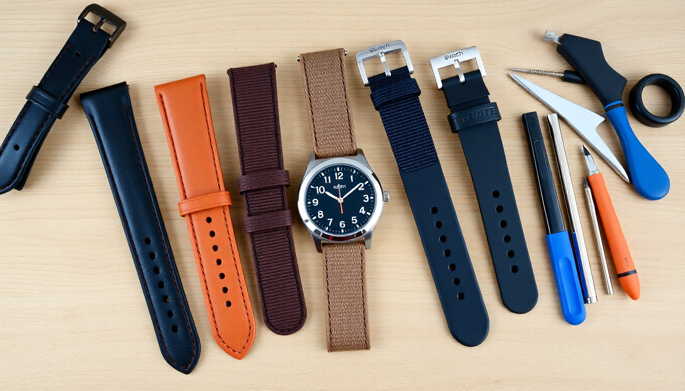 Replacement Watch Straps - Fit Guide to Leather, Nylon, Rubber and Swatch®-Compatible Bands