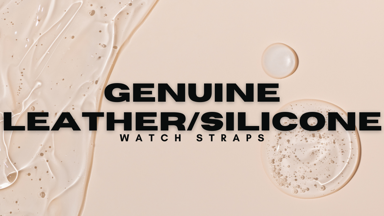 Genuine Leather/Silicone Watch Straps | Chrono Straps UK