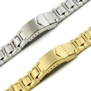 Matt-Finish Metal Bracelets (Safety Clasp) | Chrono Straps UK