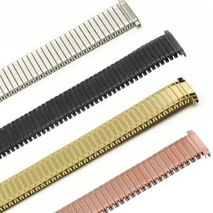 Plain Mirror Edge Metal Expanders | Chrono Straps UK