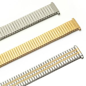 Split Pattern Metal Expanders | Chrono Straps UK