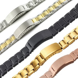 Three-Row Metal Watch Bracelets | Chrono Straps UK