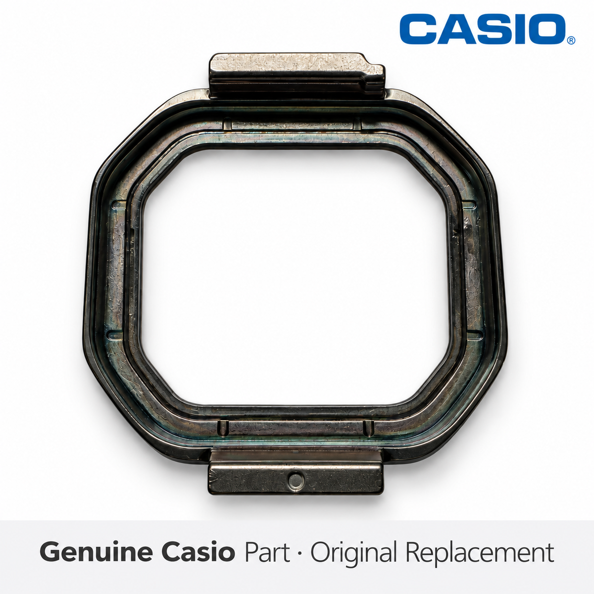 Genuine Casio DW-H5600MB-1 G-Shock black stainless steel bezel 10652142 replacement part