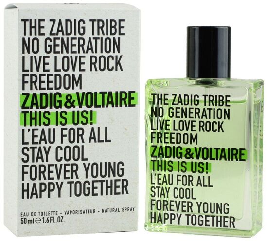 Zadig & Voltaire This Is Us! L'Eau For All 50ml Eau de Toilette - Zadig & Voltaire