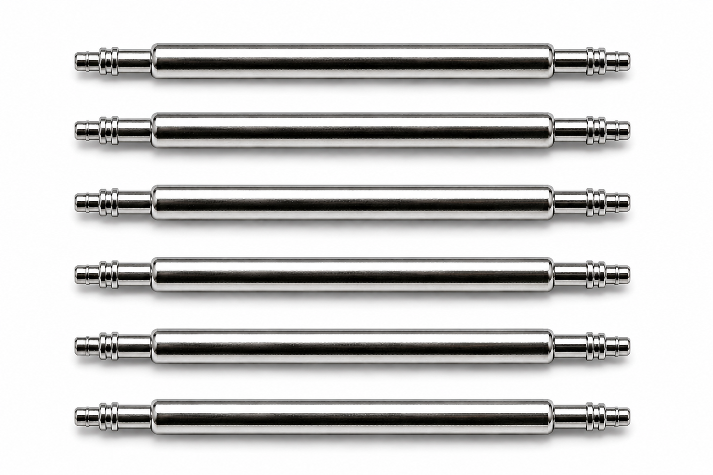 16mm watch buckle spring bar, 1.5mm diameter, 0.8mm pip - 6-Pcs