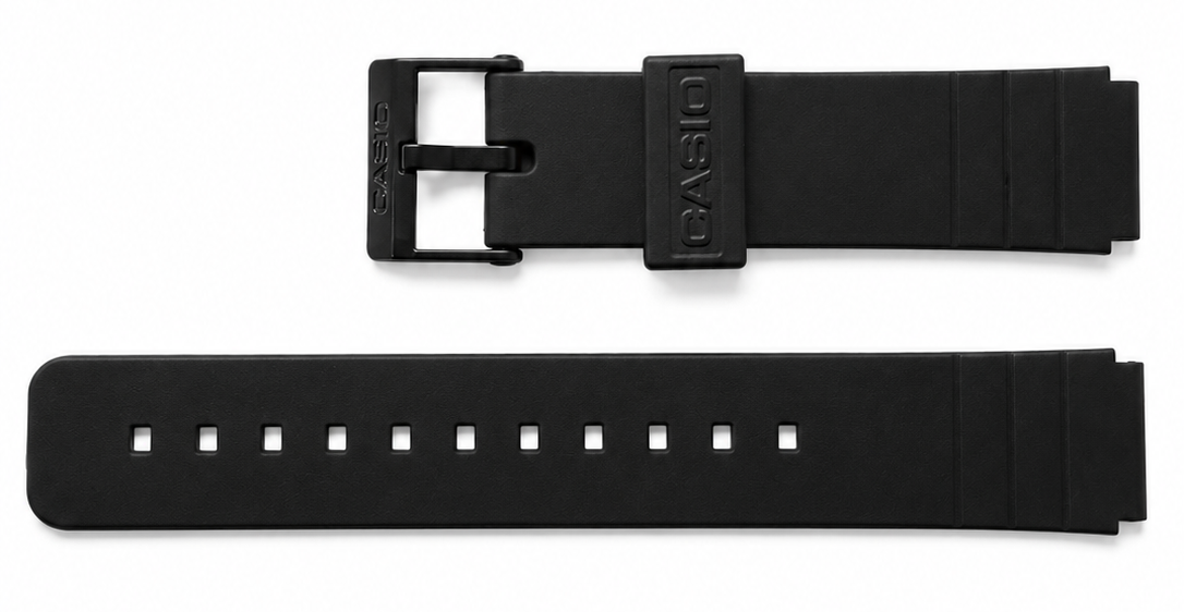 Original Casio Watch Strap for MQ-24-1B3L, Part 71604416