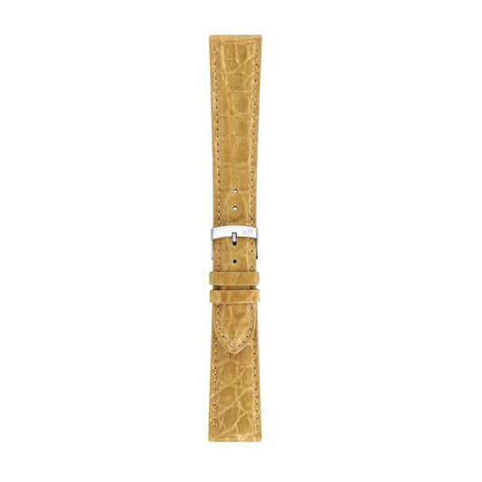 18mm Morellato Cream Genuine Crocodile Watch Strap