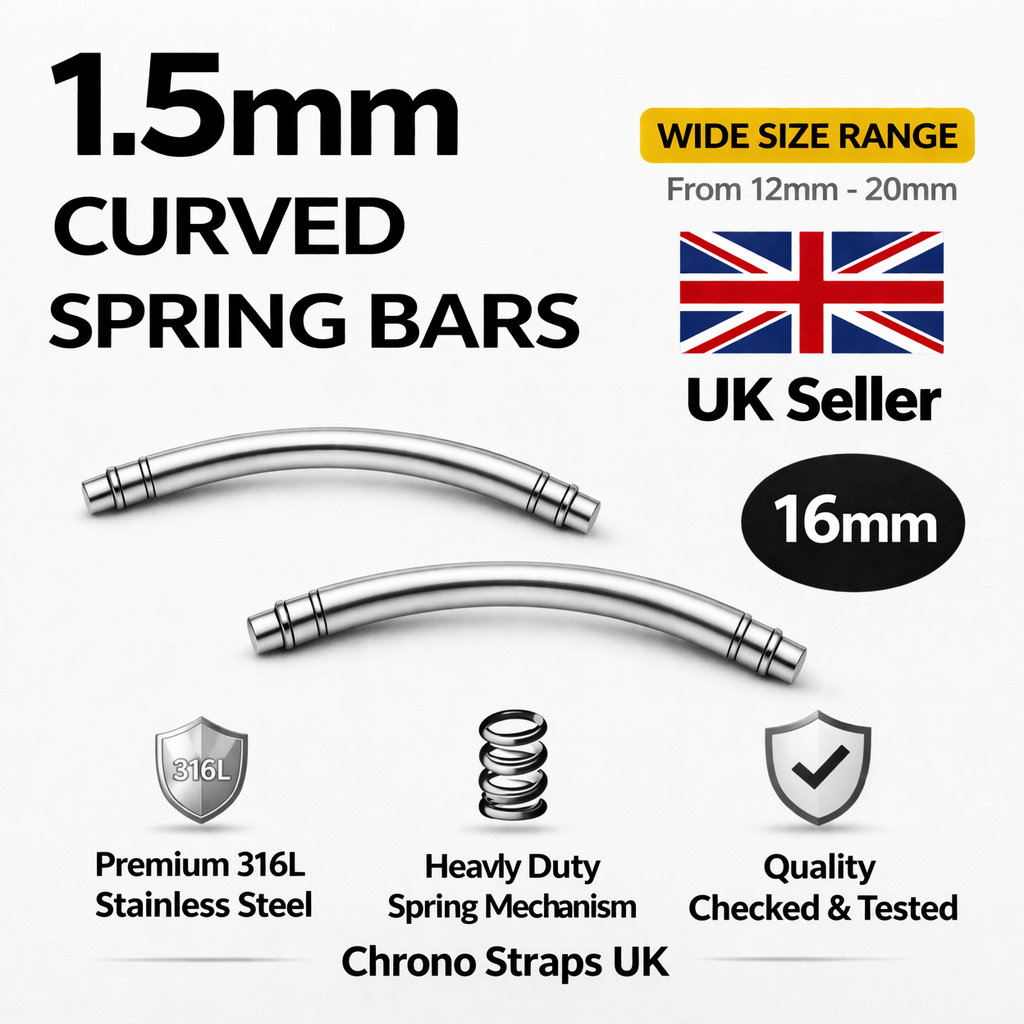 1.5mm x 16mm Curved Spring Bars