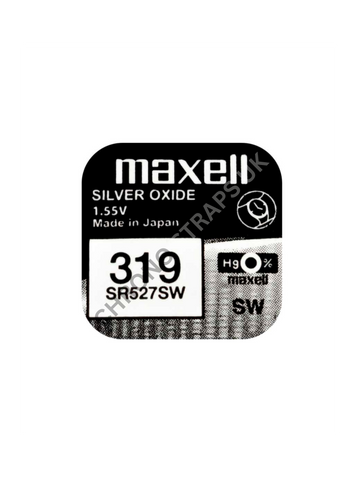 Maxell 319 / SR527SW Silver Oxide Watch Battery | Chrono Straps UK