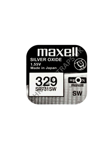 Maxell 329 / SR731SW Silver Oxide Watch Battery | Chrono Straps UK