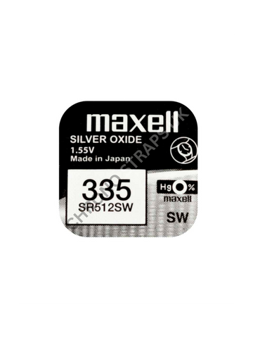 Maxell 335 / SR512SW Silver Oxide Watch Battery | Chrono Straps UK