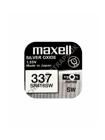 Maxell 337 / SR416SW Silver Oxide Watch Battery | Chrono Straps UK