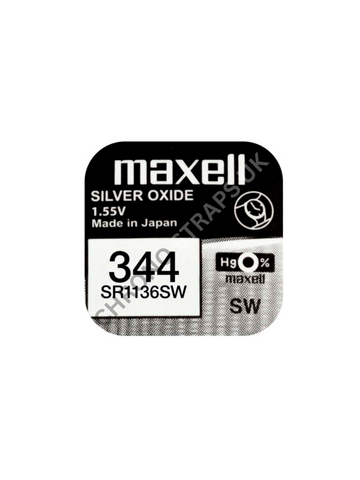 Maxell 344 / SR1136SW Silver Oxide Watch Battery | Chrono Straps UK