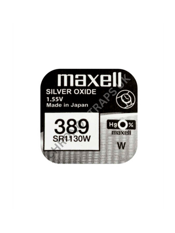 Maxell 389 / SR1130W Silver Oxide Watch Battery | Chrono Straps UK