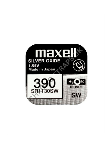 Maxell 390 / SR1130SW Silver Oxide Watch Battery | Chrono Straps UK
