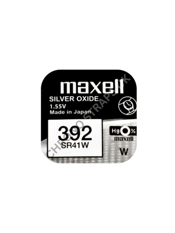 Maxell 392 / SR41W Silver Oxide Watch Battery | Chrono Straps UK
