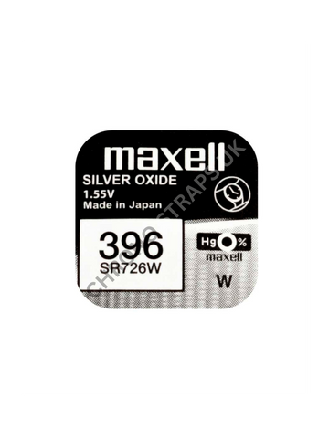 Maxell 396 / SR726W Silver Oxide Watch Battery | Chrono Straps UK