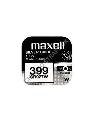 Maxell 399 / SR927W Silver Oxide Watch Battery | Chrono Straps UK