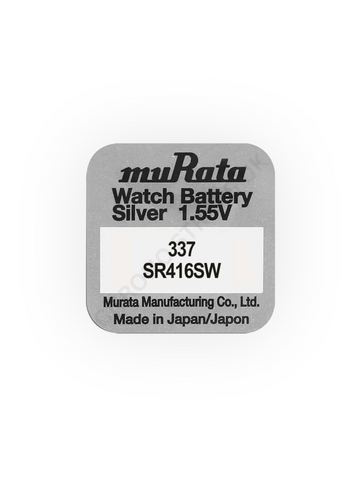 Murata 337 / SR416SW Silver Oxide Watch Battery | Chrono Straps UK