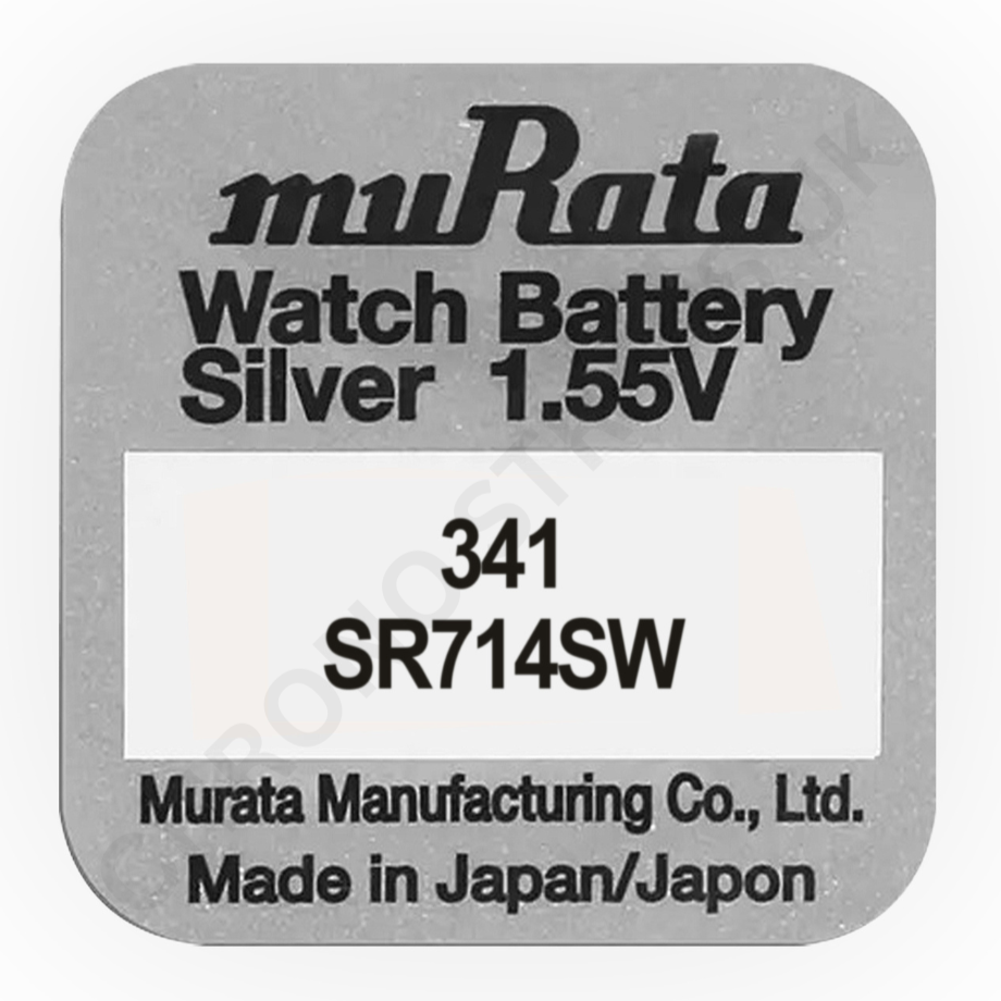 Murata 341 / SR714SW Silver Oxide Watch Battery | Chrono Straps UK