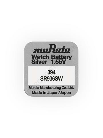 Murata 394 / SR936SW Silver Oxide Watch Battery | Chrono Straps UK