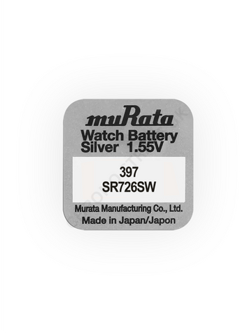 Murata 397 / SR726SW Silver Oxide Watch Battery | Chrono Straps UK