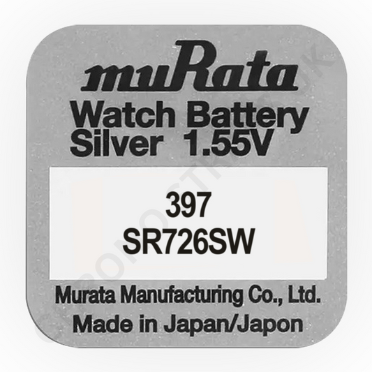 Murata 397 / SR726SW Silver Oxide Watch Battery | Chrono Straps UK