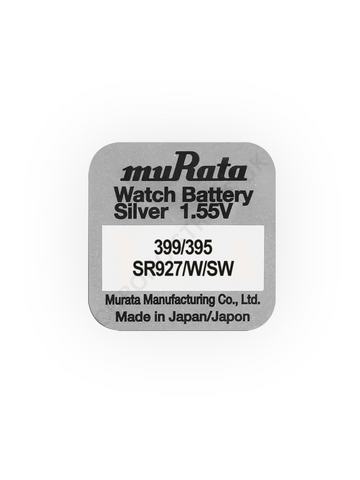 Murata 399 / 395 / SR927W / SR927SW Silver Oxide Watch Battery | Chrono Straps UK