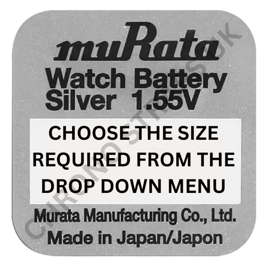 Murata Silver Oxide Watch Battery - Various Sizes