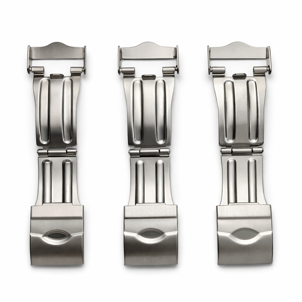 Watch clasp sizes 16mm 18mm 20mm stainless steel deployment buckle comparison
