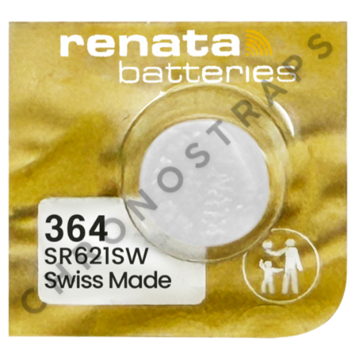 Renata Premium 364 / SR621SW  Swiss Made Silver Oxide Watch Battery
