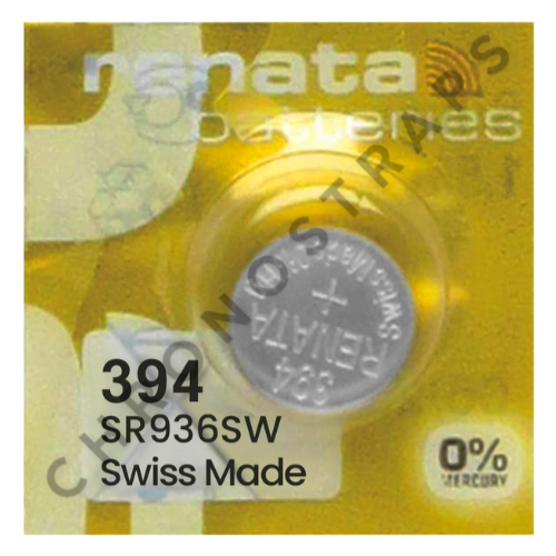 Renata Premium 394 / SR936SW  Swiss Made Silver Oxide Watch Battery