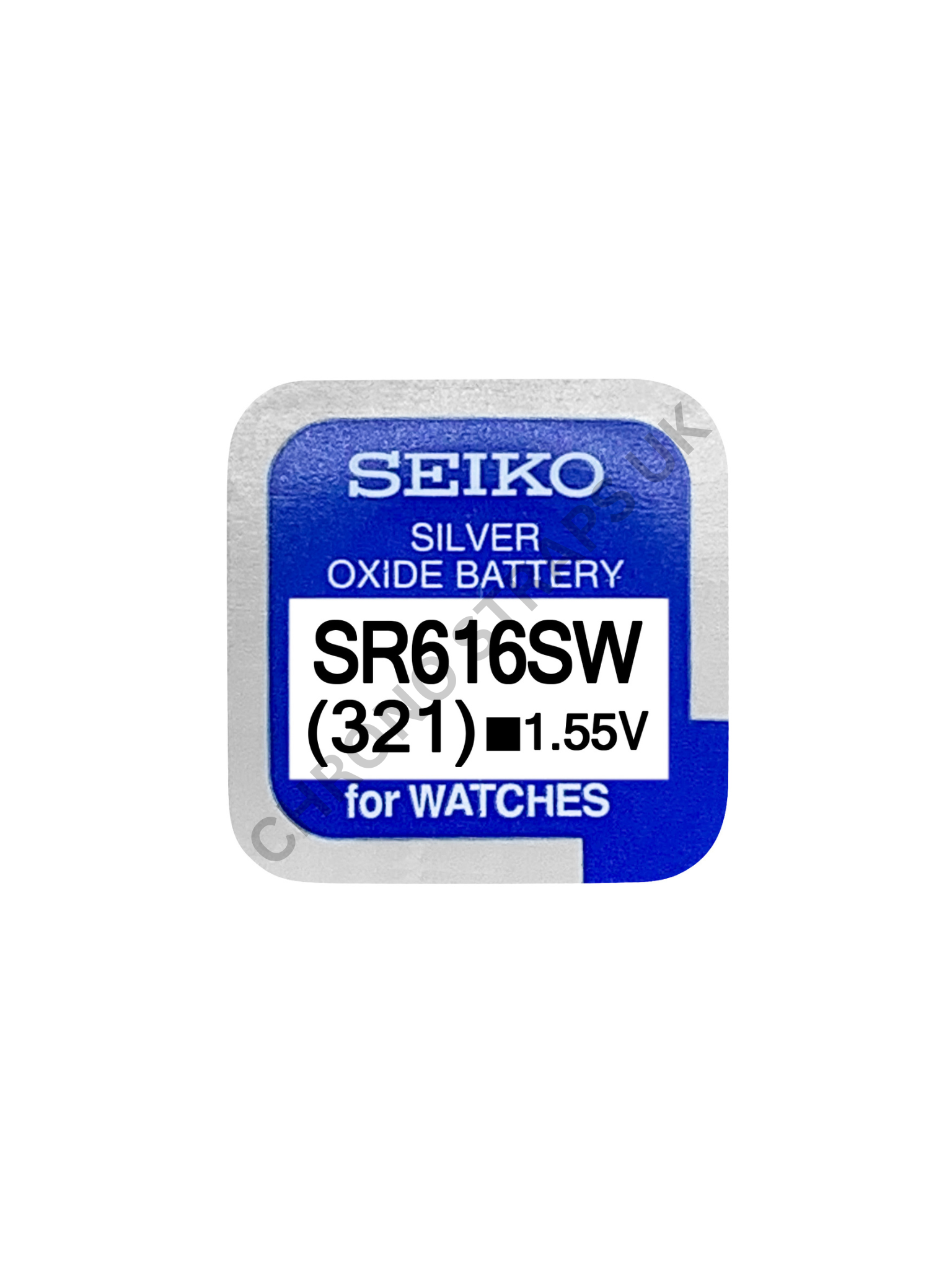 Seiko 321 / SR616SW Silver Oxide Watch Battery | Chrono Straps UK